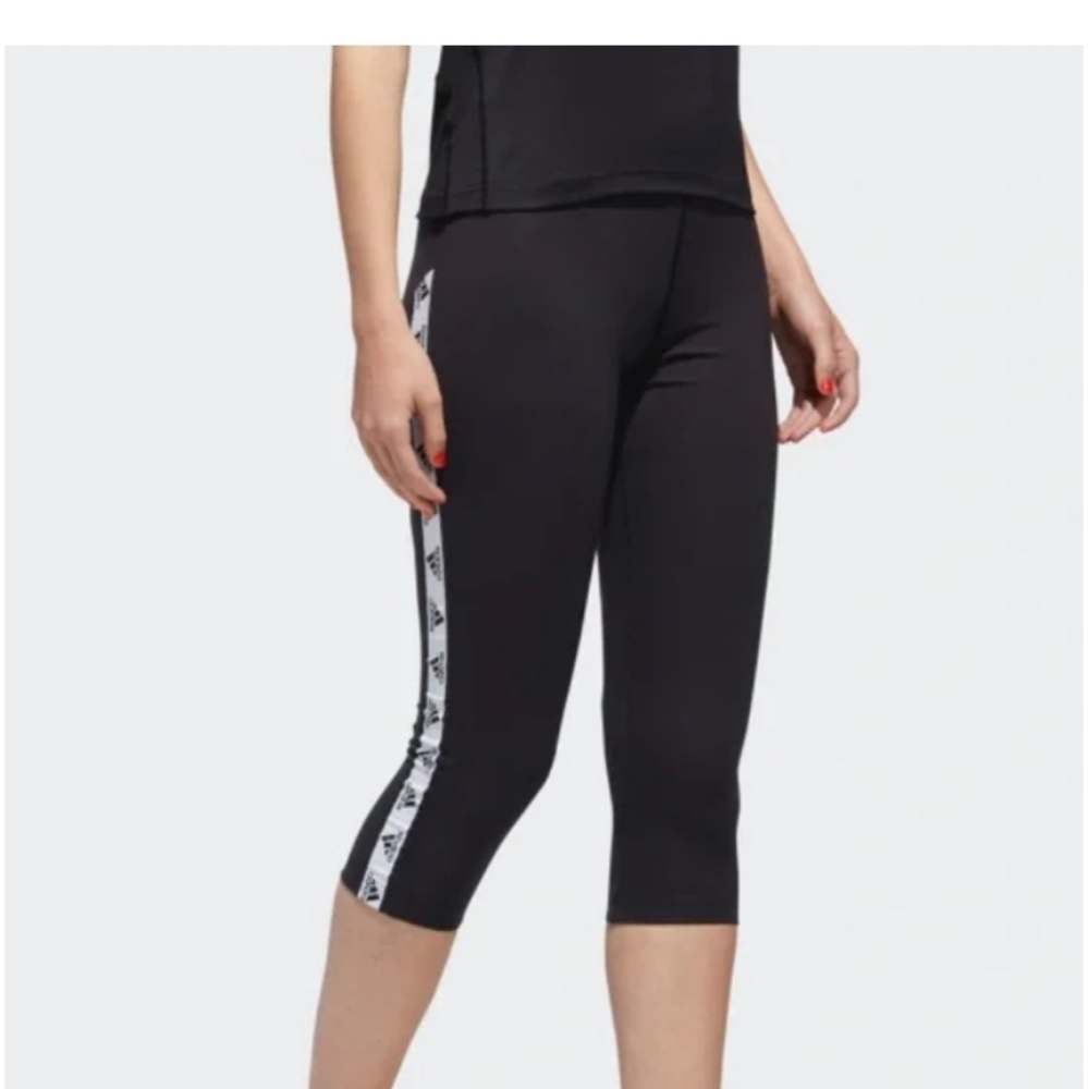 Adidas Zoe X Saldaba Black Double Knit Training Leggings Medium - Picture 9 of 12